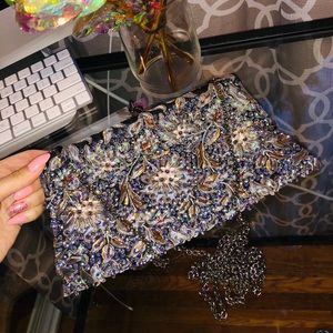 Vintage Inspired Beaded Clutch